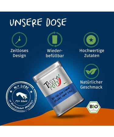 Jeske Sports Supplies Tasty Pott Spice mixtures 3 I spices I coffee spice I smoothie I spice mixtures I dip I sauce Bio Chili con Carne spices 100g - Buy Online on GoSupps.com