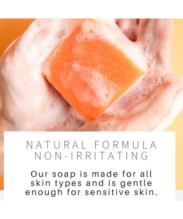 Buy Ginger Bar Soap & Turmeric Soap - Skin Cleansing Moisturizing Revitalizing | Eco-Friendly Soap Saver Bags Included | International Shipping - Buy Online on GoSupps.com
