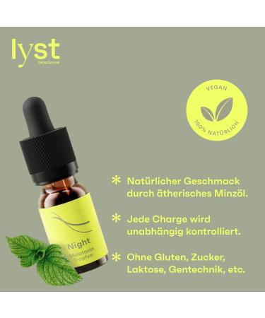 Shop Lyst Melatonin Drops - High Dose Fast-Acting Vegan & Patented | 200 Nights of Maximum Bioavailability - Buy Online on GoSupps.com