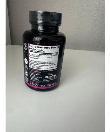 Collagen Pills - Beautify Multi Collagen Complex Capsules Type I II III V X | Extra Strength Hydrolyzed Collagen Peptides Supplements. Hair Skin Nails Vitamins 1800mg Collagen Capsules (1) - Buy Online on GoSupps.com