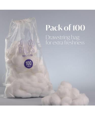 DIVCHI Cotton Wool Balls Absorbent 200 Pack - Buy Online on GoSupps.com