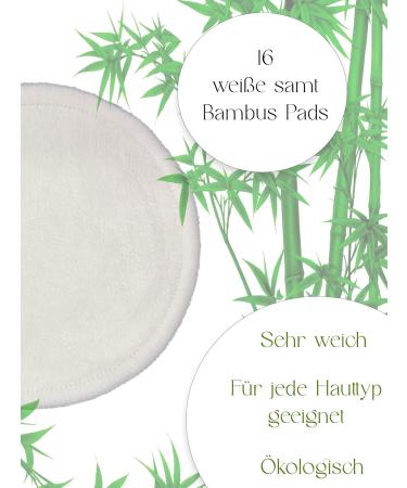 DI-SU Washable Make-up Removal Pads - 16 Eco-Friendly Pads with Laundry Bag & Storage Box | Reusable Beauty Must-Have - Buy Online on GoSupps.com