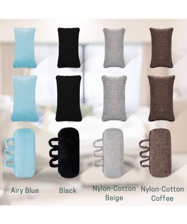 SWISSELITE Hand and Finger Contracture Cushion - Palm Grips for Rehab, Elastic Band & Separator - Airy Blue - Buy Online on GoSupps.com