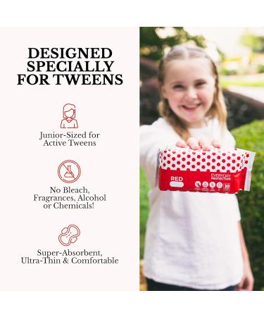RedDrop Tween Everyday Pads - Trusted Backup for In-Between Days | Ideal for Girls with Discharge or Unexpected Bleeding - Buy Online on GoSupps.com