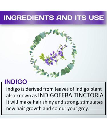 Radico Indigo Leaf Powder 100g - Organic Vegan Herbal Dye for Hair & Skin | Eco-Friendly Natural Colorant - Buy Online on GoSupps.com