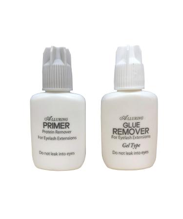 Alluring Extra Strength Remover & Primer for Eyelash Extensions Protein Formula for Safe Removal & Prep | International Shipping Available - Buy Online on GoSupps.com