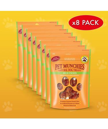 Pet Munchies Duck Twist 80 g Pack of 8 - Buy Online on GoSupps.com