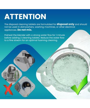 Maravello Garbage Disposal Cleaner & Deodorizer - 28 Apple Fresh Tablets for Kitchen Drain - 1 Year Supply - Buy Online on GoSupps.com