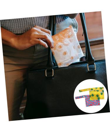 BUGUUYO 2 Pcs Pad Buggy Bag Storage Tote | Lip Gloss & Menstrual Pad Holder | Outdoor Medicine Bag | Assorted Colors - 18x13.5x0.2cm - Buy Online on GoSupps.com