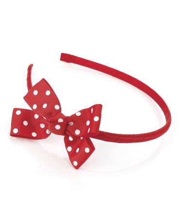 Girls Red Dots Plastic Headband | Hair Accessories for Women & Girls | Glitz4Girlz - Buy Online on GoSupps.com