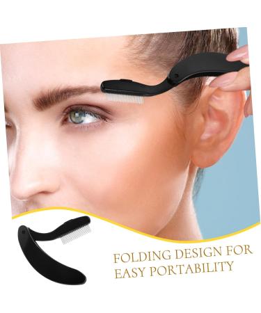 Premium Eyelash Comb & Eyebrow Brush Tool for Perfect Eye Makeup | Portable Beauty Accessories for Women - Buy Online on GoSupps.com
