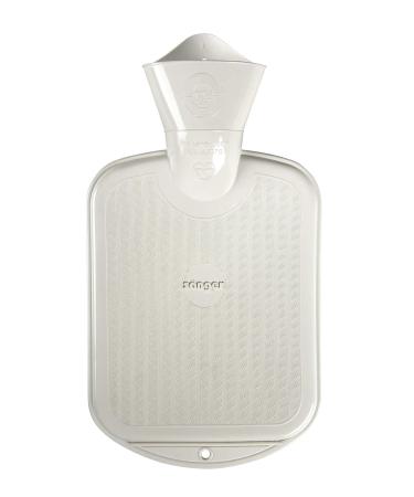 S nger FSC 100% 0.8 litre rubber hot water bottle colour: white