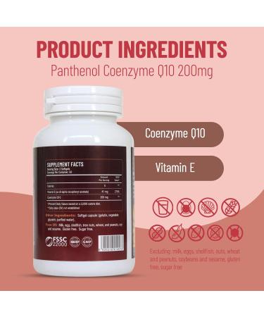 Wins Town CoQ10 Softgels 200mg, Ultra High Absorption Ubiquinol for Energy, Heart & Cellular Health, Antioxidant Supplement, 100 Capsules - Buy Online on GoSupps.com