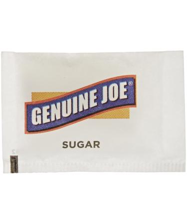 Genuine Joe GJO02390 Pure Sugar, 0.10-Ounce Packet (Pack of 1200 Packets)