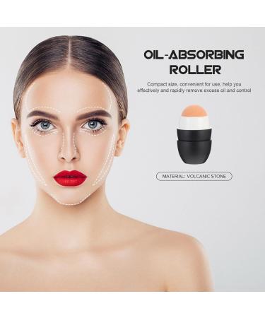 POPETPOP Volcanic Stone Oil-Absorbing Ball Makeup Products Oil Absorbing Volcanic Roller Oil-Absorbing Tool Black 5x3cm - Buy Online on GoSupps.com