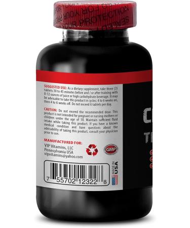 Bodybuilding Supplements for Men - CREATINE TRI-Phase 3X | Unflavored Creatine Monohydrate Pills for Muscle Gain & Recovery - 90 Tabs - Buy Online on GoSupps.com
