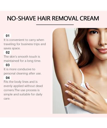  WRANBAO No-Shave Hair Removal Cream For Fast and Gentle Body Hair Removal Leaves Skin Soft and Protected After Hair Removal Suitable for Underarms Legs and Intimate Areas (2 pcs) - Buy Online on GoSupps.com
