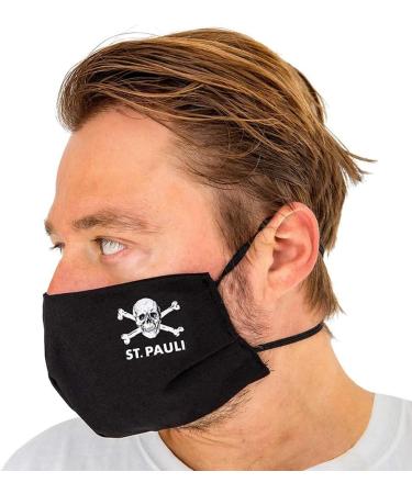 St. Pauli Skull Washable Face Mask - Comfortable & Durable Mouth and Nose Cover for International Shipping - Buy Online on GoSupps.com
