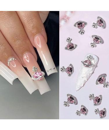 20 Pcs Shiny Saturn Planet Nail Rhinestones - Luxury Alloy Diamond Crystal Charms for Nail Art Decorations - Buy Online on GoSupps.com