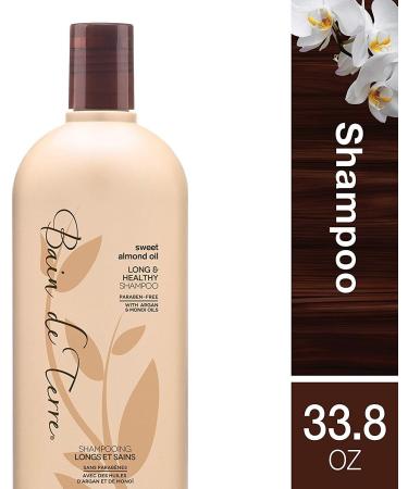 Bain De Terre Sweet & Almond Oil Long & Healthy Shampoo & Conditioner Liter Duo by Bain de Terre - Buy Online on GoSupps.com
