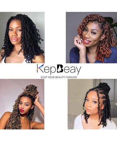 Passion Twist Hair 18 Inch Water Wave Crochet 6 Pcs Copper Red Synthetic Extensions - Buy Online on GoSupps.com