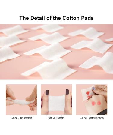 C-Queen Non-Tearing Cotton Pads for Makeup Removal & Facial Cleansing - 500 Count Thin, Chemical-Free & Lint-Free for Sensitive Skin - Buy Online on GoSupps.com