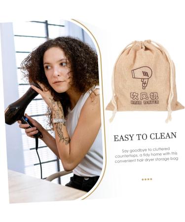 BCOATH 2pcs Blow Dryer Retractable Cord Hair Dryer Organizers Bag Travel Wine Bag Hair Tool Organizer Cloth - Buy Online on GoSupps.com