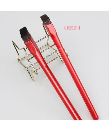 Buy BUTIYO Multi-Function Eyebrow Brush Set - Precision Eye Brow Contour & Ultra Thin Angled Eyeliner Brush (Red) - International Shipping Available - Buy Online on GoSupps.com