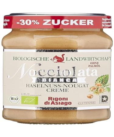 Rigoni di Asiago Nocciolata - Bianca 1x 250g white chocolate hazelnut cream without palm oil nut nougat cream without palm oil delicious bread spread