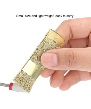 Drill Bits Cleaning Brush Nail Art Wire Nail Art Bits Cleaning Brush Golden Color Copper Wire Drill Cleaner Brush Manicure Accessories - Buy Online on GoSupps.com