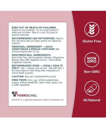 Organika Absolute Iron- Iron Bisglycinate- High Availability Gentle on Stomach Boost Iron Levels- Beneficial for Women and Vegetarians- 120vcaps - Buy Online on GoSupps.com
