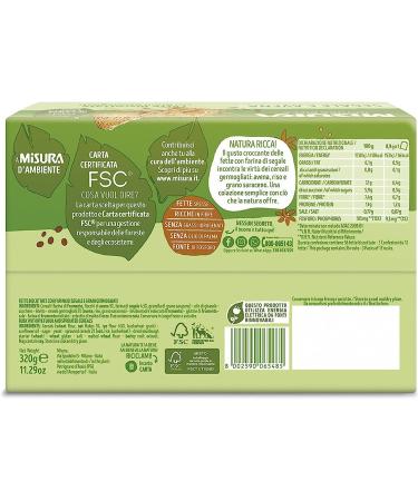 Italian Gourmet E.R. Misura Natura Ricca Segale e Avena Set of 12 Rusks with Sprouted Grains 320 g + Pulpa Italian Gourmet 400 g - Buy Online on GoSupps.com