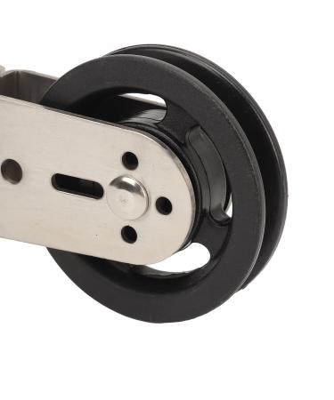 Cable Pulley Wheel Stainless Steel Swivel Single Pulley Block Easy to Install 2 Way Pulley Block 360 Degrees Rotating Detachable Duplex Bearing for Fitness Gym Equipment (Plastic) - Buy Online on GoSupps.com