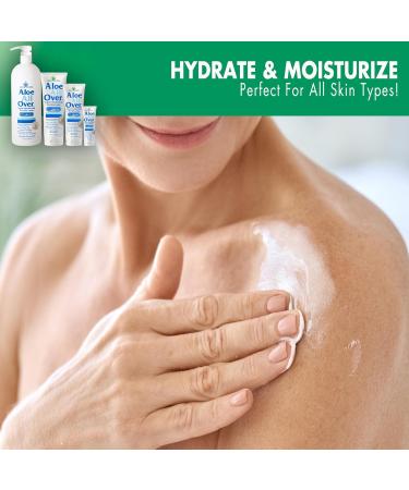 Miracle of Aloe Aloe All Over Super Moisturizing Dry Skin Lotion 32 oz - Made with 72% UltraAloe Aloe Vera Gel. Safe for Everyone: Men Women Kids. Restores Dry Skin Fast 32 Fl Oz (Pack of 1) - Buy Online on GoSupps.com