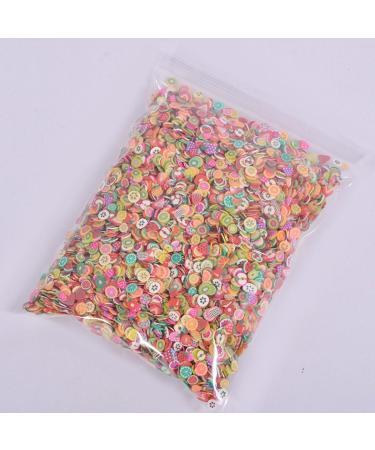 Basage 1000pcs/Bag Assorted Clay 3D Fruit Pattern Slices Nail Art Decoration by Cool Shiny Slicing Nail Decorations - Buy Online on GoSupps.com