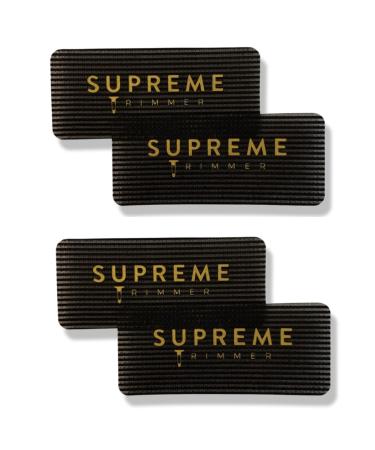 BARBER GRIPPERS by SUPREME TRIMMER   Salon & Barber Hair Holder for Men & Women   Hair Clips for Styling and Hair Cuts - SHG3000 Black Rectangle 2PK