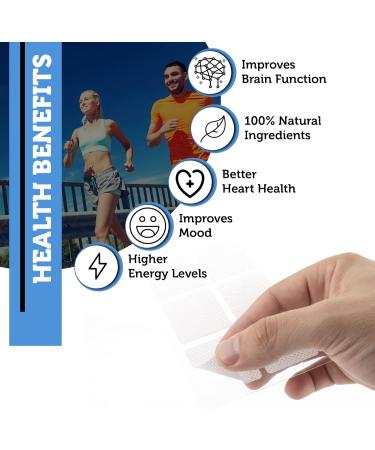 OmniCo Vitamin B12 Patches 5000mcg - 7 Months Supply - High Strength Transdermal Patches - Natural, Vegan & Vegetarian - Buy Online on GoSupps.com