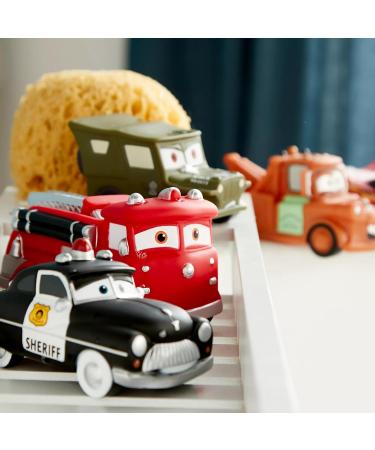 Disney Pixar Cars Bath Toy Set - Lightning McQueen Mater Red Sheriff Sarge Figures - 5 Pc. Play Kit for Kids 6 Months - Buy Online on GoSupps.com