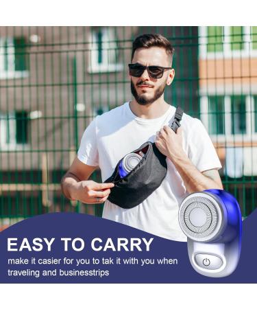 Asheyya Mini Electric Shaver Portable Mini Razor for Men IPX7 Waterproof Cordless Rechargeable Rotary Shavers for Travel Office Business Trip - Buy Online on GoSupps.com