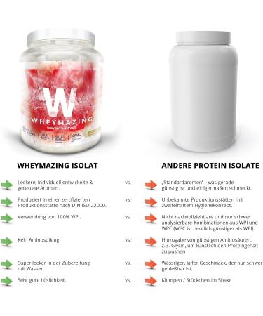Wheymazing Whey Protein Isolate 1kg - Vanilla Ice Cream | Premium Quality | Heavenly Taste | NF24 Protective Powder - Buy Online on GoSupps.com