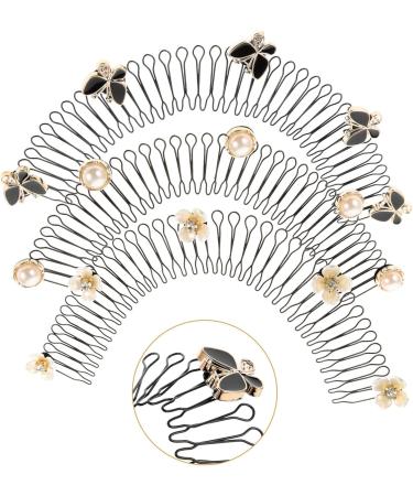 Beavorty Invisible Hair Clip 3pcs Stretchable Hair Clips Wavy Bobby Bangs Holder U Shape Hair Finishing Fixer Comb - Buy Online on GoSupps.com