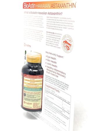 BioAstin Hawaiian Astaxanthin 12 mg 120 Soft Gels - Buy Online on GoSupps.com
