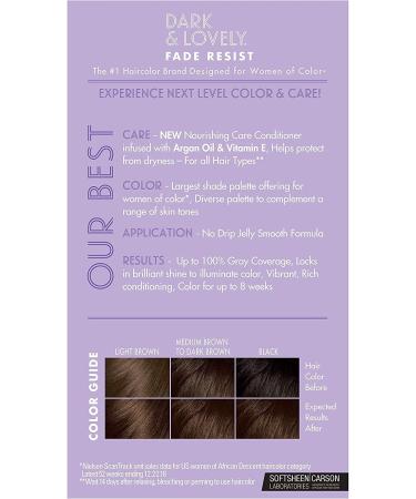Dark and Lovely Fade Resist Permanent Hair Colour Hair Dye Up To 100 Percent Gray Coverage Brilliant Shine (Brown Sugar 386) - Buy Online on GoSupps.com