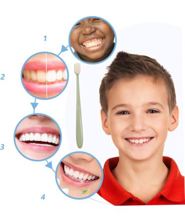 Frcolor 20 Pack Extra Soft Toothbrushes - Natural Bristles Perfect for Kids Sensitive Teeth Peppermint Flavor | International Shipping Available - Buy Online on GoSupps.com