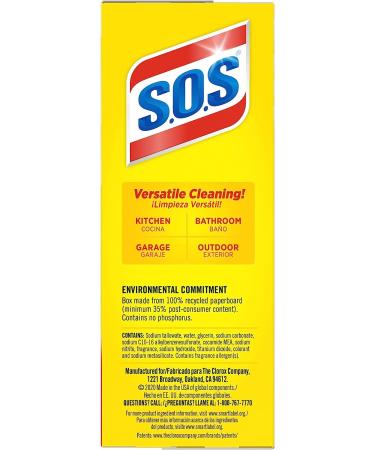 Steel Wool Soap Pads - Set of 10, 2 Packs | Heavy Duty Cleaning for Tough Stains | S.O.S-10002 - Buy Online on GoSupps.com
