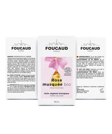 Foucaud Wild Rose Vegetable Oil 50ml | 100% Natural & Bio | Smoothing & Anti-Spots | French Brand Since 1946 | International Shipping - Buy Online on GoSupps.com