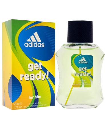 Adidas Fragrance Get Ready for Him Colognes 1.7 Fluid Ounce 1.7 Fl Oz (Pack of 1) For Him - Buy Online on GoSupps.com