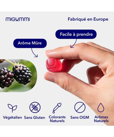 Multivitamin Gummies | 100 Natural Blackberry Flavor Gummies | Vitamins C D B12 E A B6 B5 Folic Acid Biotin Biotin Zinc Iodine Choline | 12 Vitamins & Minerals | Vegans - Buy Online on GoSupps.com