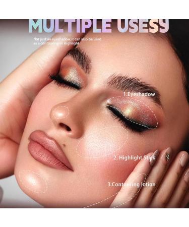  G n rique Cream Eyeshadow Stick 6X Eye Color Pencil Multi Use Longwear Matte Shimmer Crayons Compact Eyelid Primer for Daily Party Makeup long lasting makeup - Buy Online on GoSupps.com