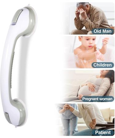 2PCS 16" Grab Bars for Bathroom Non Skid Shower Handle Grab Bars for Bathtubs and Showers Removable Shower Handrails for Safety Hand Rail Support for Tub Handicap Elderly Injury Kid pregnant woman - Buy Online on GoSupps.com